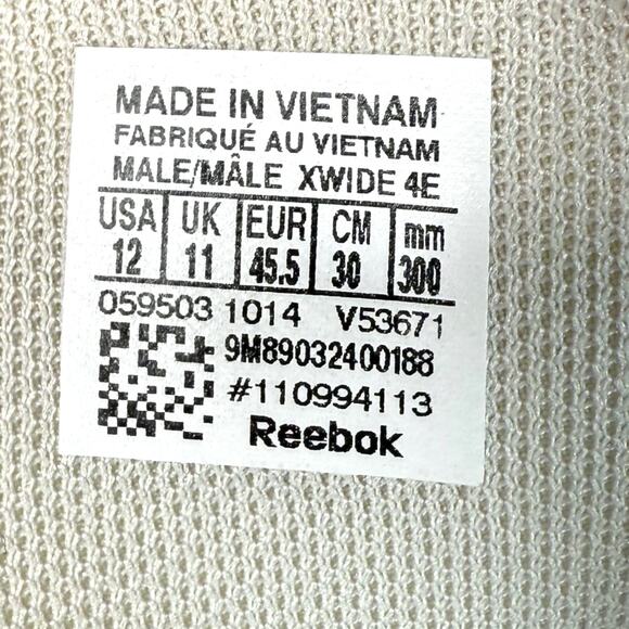 Reebok Leather Comfort Walking Sneakers Men 12 X Wide DMXRIDE Oil Slip Resistant - Picture 11 of 12